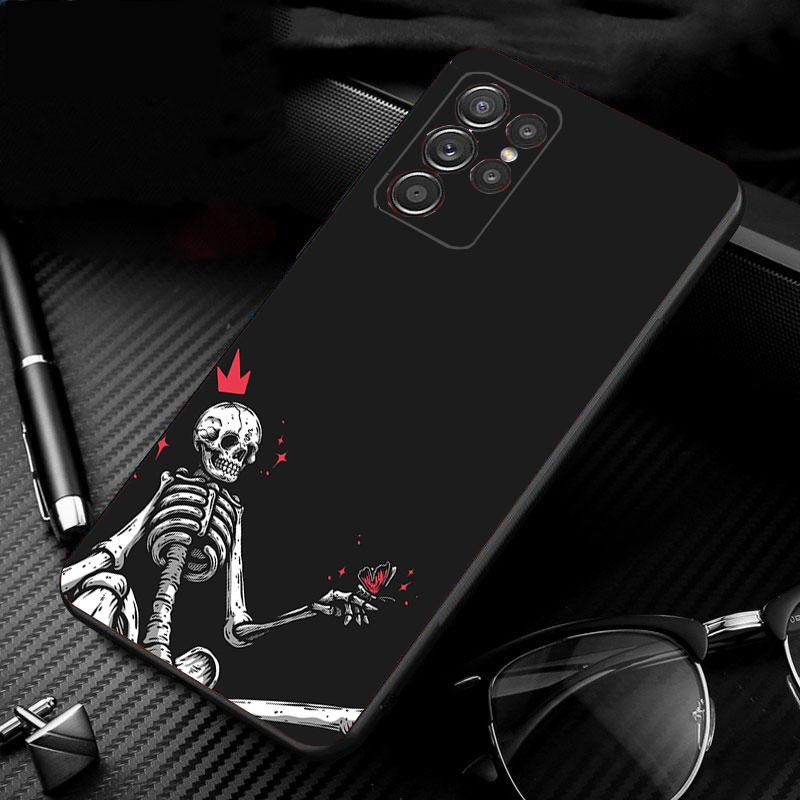 Skeleton Phone Case For Samsung S24 S23 S22 S21 S20 Ultra S20 S22 S21 S10E S20 FE S24 Plus