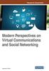 The Modern Perspectives On Virtual Communications and Social Networking Book