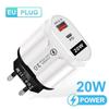 Многопортовое зарядное устройство GaN Европейского стандарта PD33W QC3.0 с быстрой зарядкой 9В/12В