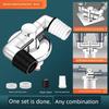 Downcomer Three-Head through Washing Machine Drain-Pipe Tee Split Floor Drain Water Flow Device One Divided into Two Type Joint Port Docking Device