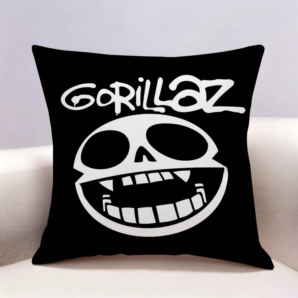 GGorillaz Band Doublesided print Pillow Case for Sofa Living Room Home office Decor Protective Cover