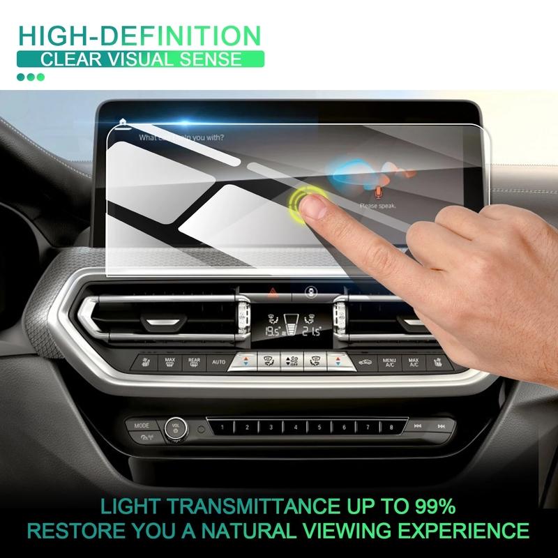 For  X3 X4 12.3 Inch Car Navigation Touch Center Screen Protector Auto Interior Accessories Tempered Glass Film
