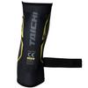 RS Taichi Stealth CE Knee Medium (Level 2) Guards, Pair, Black/Yellow, [TRV080]