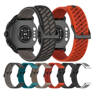 Силиконовый ремешок для часов на замену для Suunto Race 2, регулируемый, водонепроницаемый, дышащий, 22 мм, женский, мужской, спортивный браслет для смарт-часов