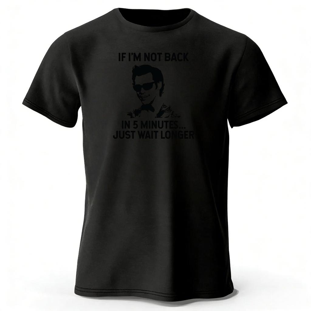 Funny Comedy Show Attitude Short Sleeved Pure Cotton Tshirt Mens Loose Oversized Breathable Sports Short Sleeved Trendy Outfit