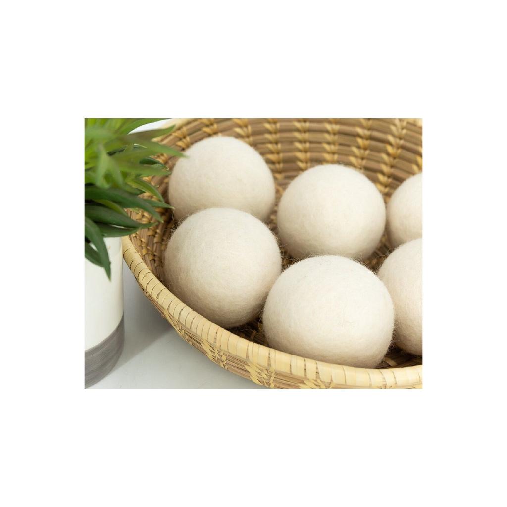 3 Pieces Dryer Ball Natural Softener Dryer Wool Dryer Balls With Lavender Essence Gift