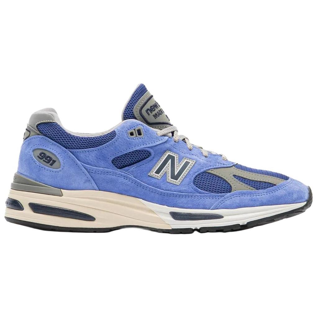 New Balance 991v2 Сделано в Великобритании Летние Яркие Баха Блю Унисекс Кроссовки Глубокий Ультрамарин Лунная Дымка U991WB2