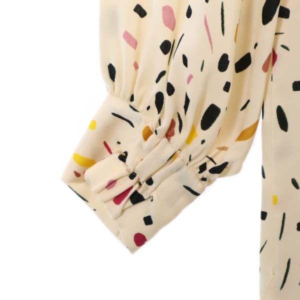unused Unaca Overall handle Long sleeve one piece 38 beige Women Used