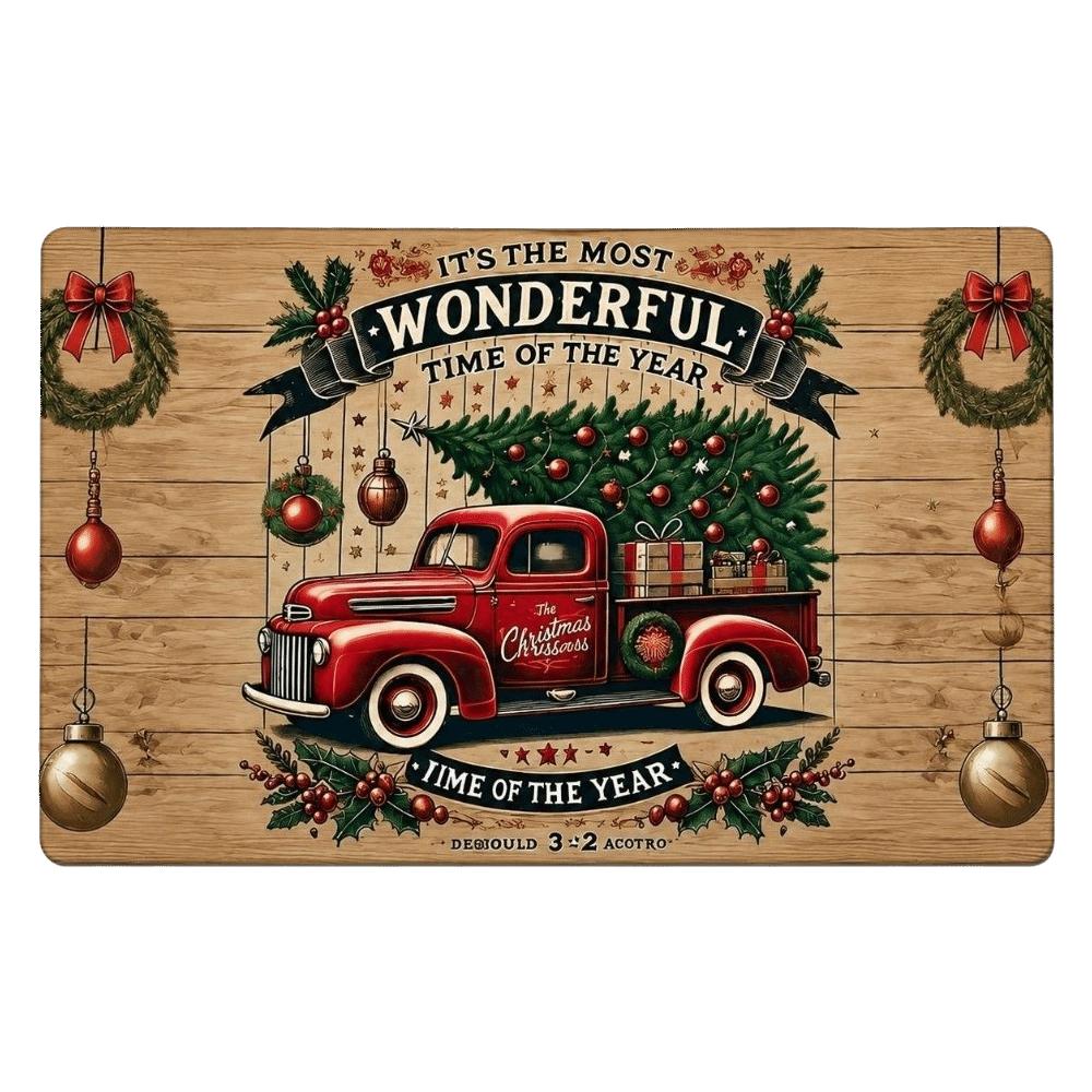 Durable Door Mat Non Slip Hallway Carpet Festive Floor Rug Hallways