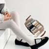 Chic Simplicity Kids Girl Pantyhose Fashion Solid Color Korean Legging Stocking for Children Autumn Spring Thicken Cotton Tights