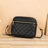 New Design Women's Handbag Quilted Plaid Underarm Bag Sling Shoulder Bag Small Solid Color Crossbody Square Bag AVE