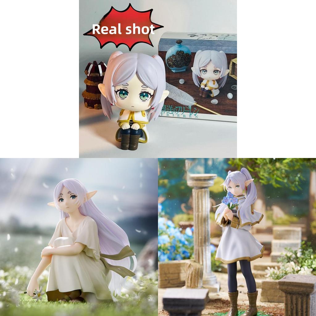 Frieren Beyond Journeys End Q Version Head Model Pvc Figurine Desktop Decoration For Fans