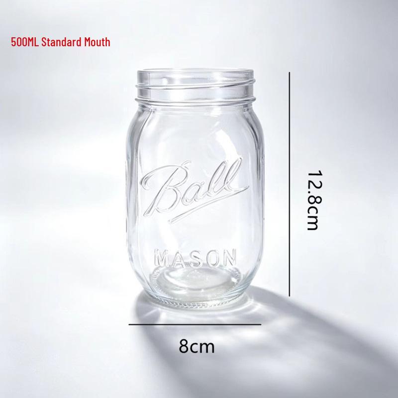 Seed Sprouting Glass Mason Jar with Stainless Steel Lid and Stand