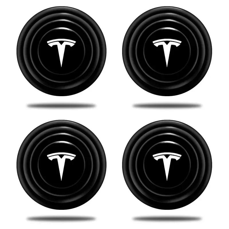 Car Sticker Tesla Car Door Anti-Collision Silicone Pads Shock Absorber Gasket Suitable For Tesla Model 3 Model X STM3 TMX TMS 20
