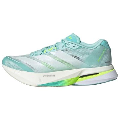 Adizero Boston 13 Полу-флэш Аква Зеро Металлик Люцидный Лимон Женские Кроссовки JS4957