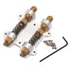 Musiclily Pro Brass Tremolo Stabilizer with 2 Locking Arm Adjusters for Floyd Rose and Other Floating Tremolos, Electric Guitars