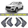 For Chery Tiggo 4 5X   2022 Car Accessories Mudguard Front Rear Mud Guard Splash Flap Protector Scuff Plate