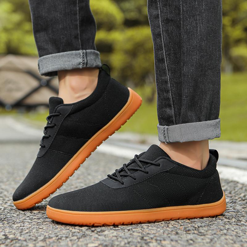 Дышащие сетчатые балетки для ходьбы, нескользящие повседневные кроссовки с широким носком, спортивная обувь для тренировок в зале, для путешествий, для бега