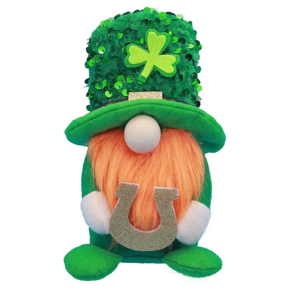 Crafts Leprechauns Doll Ornament Creative Plush Green Figurine Easter Day Ornament Shop