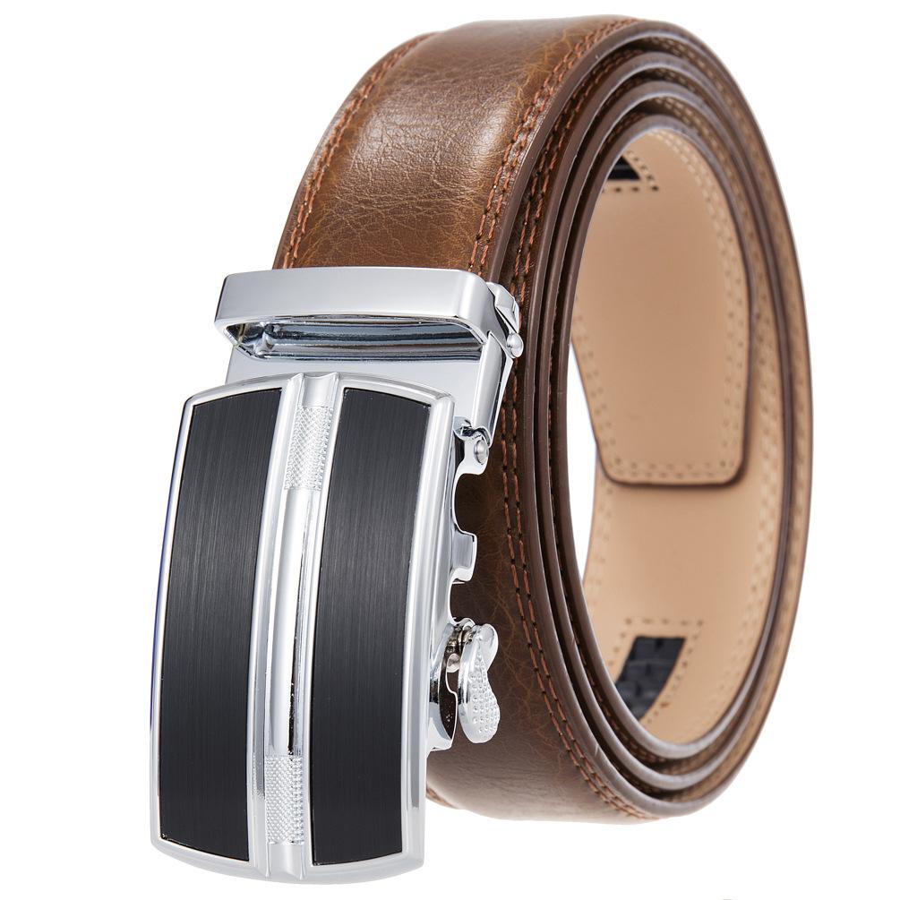 5шт. Ремень с автоматической пряжкой, воловья кожа, ремень, мужской Ly36-0257-1