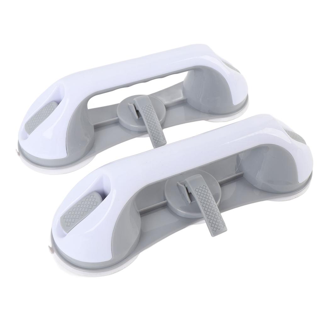 2pcs Shower Grab Bar Removable Shower Handle Powerful Suction Cup Grab Bars for Bathroom