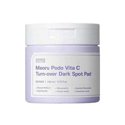 Meoru Podo VitaC Dark Spot Pad 60 шт., Увлажнение, Корейская косметика, Kbeauty, образец
