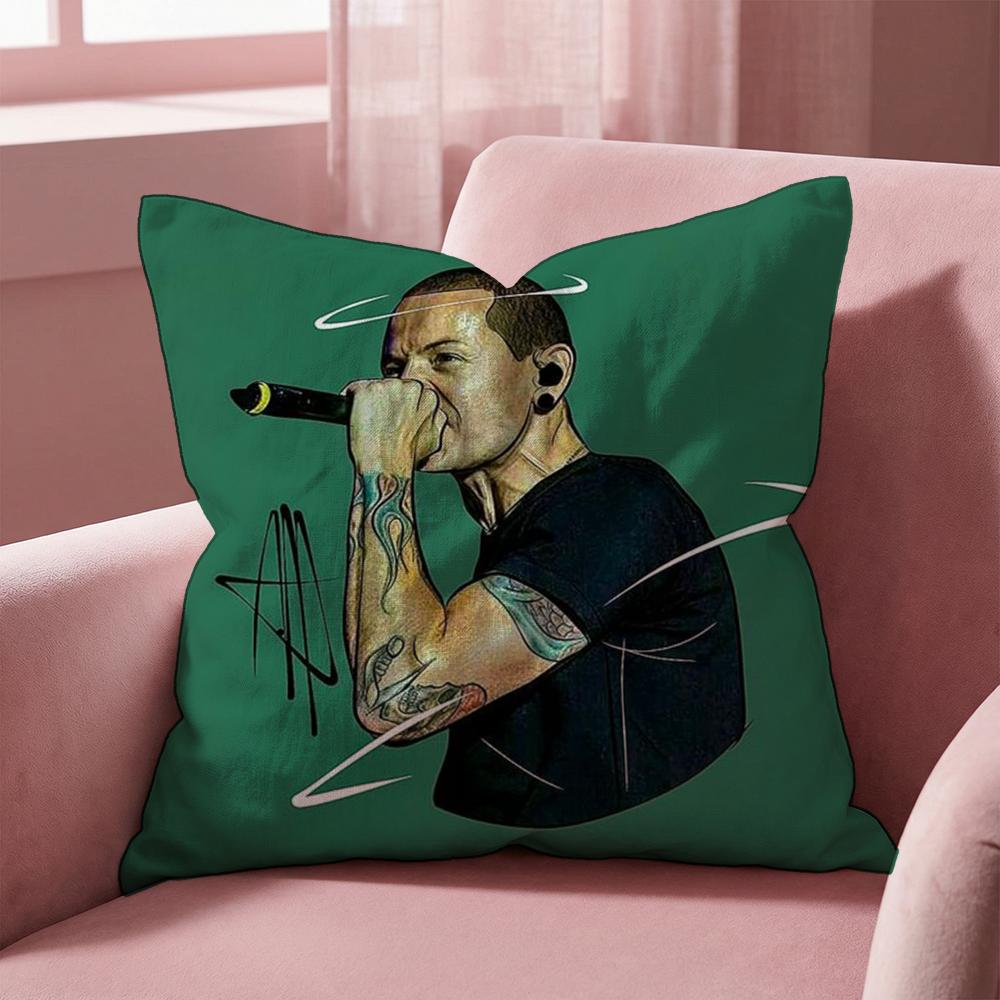 Чехол на подушку C-Chester B-Bennington, многоцелевой чехол для подушки для дома и автомобиля - Двусторонний, мягкий и прочный для ежедневного использования
