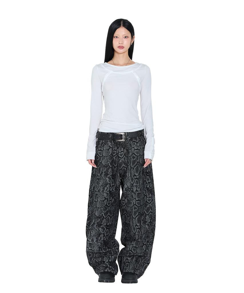 AAKAM Layered Long Sleeve (White)