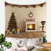 Christmas Tree Decoration Tapestry Wall Hanging Boho Hippie Cloth Fabric Large Tapestry Aesthetic Decorative Home Room Decor