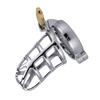 Chastity Belt for Men Stainless Steel Cock Cage SM Play Training Restraint Goods Play Restraint Device for Men (50mm)