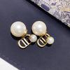 "Sterling Silver Pearl Earrings for Women - Retro Chinese Style Luxury Design"