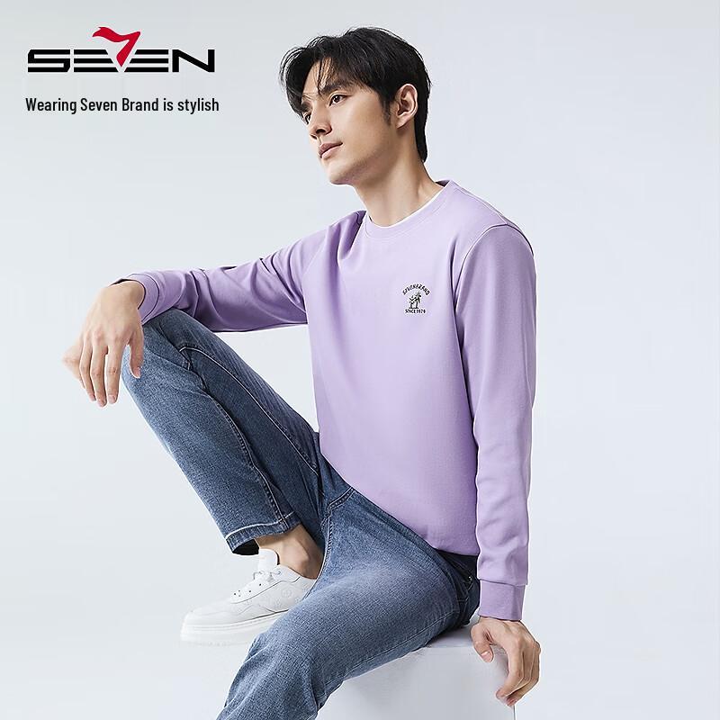Septwolves Men's Crew Neck Sweatshirt with 5A Antibacterial & 2A Anti-mite