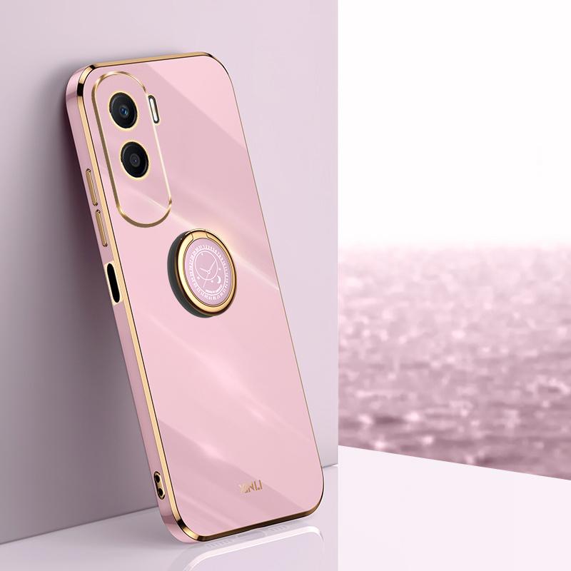 Чехол для Honor 90 Lite Чехол для телефона Honor 90 Lite Задняя крышка Honor 90 Роскошный квадратный чехол-подставка с кольцом-держателем Honor 90 Pro