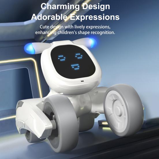 2.4GHz пульт дистанционного управления робот щенок голос интерактивный сенсорный обучающий танцевальный музыкальный RC