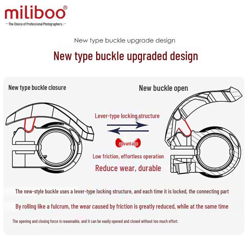 Miliboo MUFB-BK Carbon Fiber Tripod with Hydraulic Head