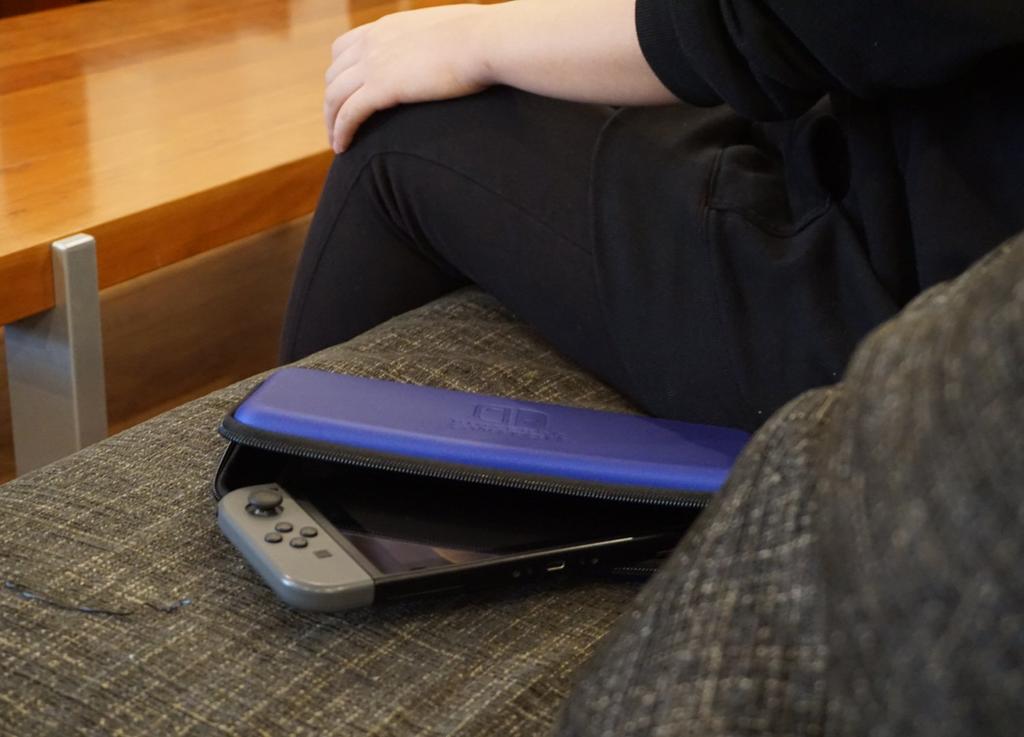 Switch Slim Hard Pouch for Nintendo Switch Blue [Nintendo Compatible]