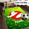 Custom Name Ghost Team-Up Carpet, Chair Rug,Area Rug for Office Bedroom living rooms bedroom, Doormat decor Christmas fan gifts