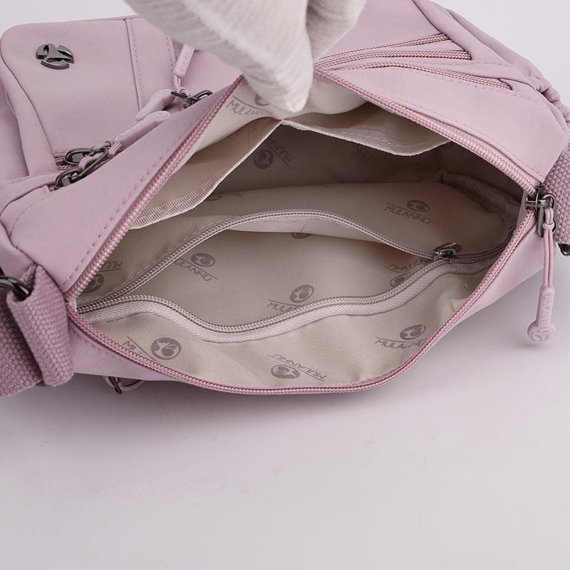 Женская маленькая квадратная сумка, большая вместительная сумка через плечо, сумка для мам среднего возраста, дорожная нейлоновая сумка через плечо