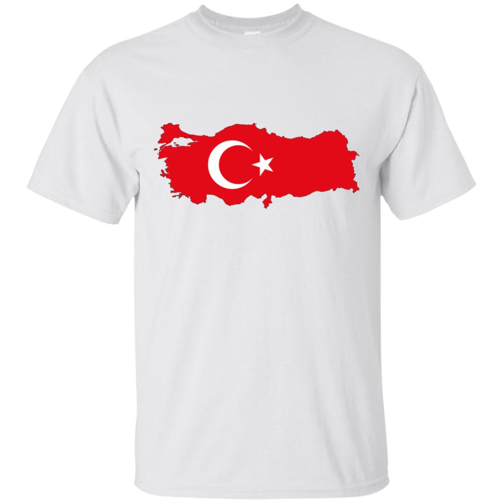 Turkey Flag  Country Outline  National Pride Istanbul  Funny Print Design T Shirt Hip Hop  Tops Oneck Short Sleeve Tee Shirt