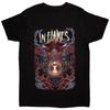 In Flames Арт-стиль Рок-музыки Летняя Повседневная Футболка Унисекс и Женская Топ от Люксового Бренда Новое Искусство
