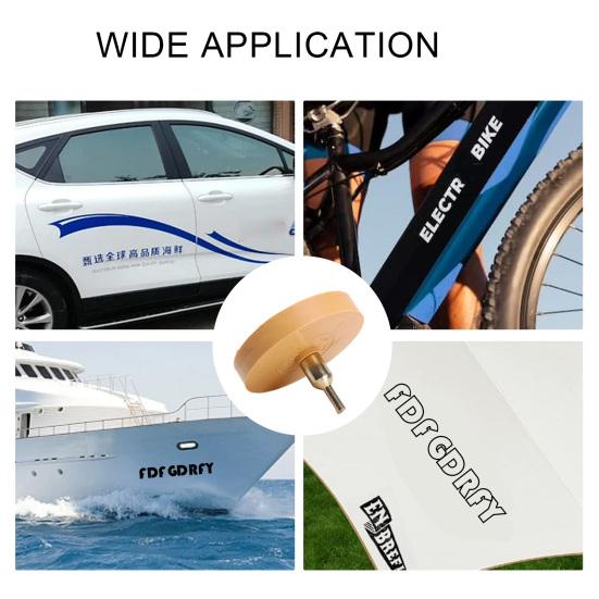 Резиновое ластик с адаптером для дрели, экономичные универсальные виниловые ленты, графическое колесо для удаления клея, автомобильные аксессуары