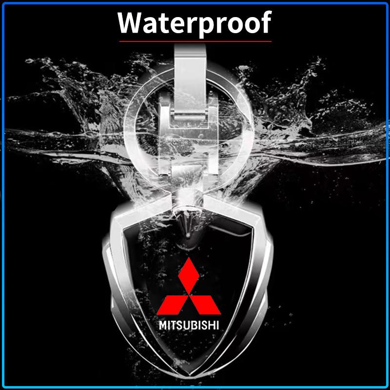 Для Mitsubishi Lancer 7 8 I200 Pajero Montero Sport Outlander ASX Mirage Eclipse Брелок для ключей автомобиля Брелок-подвеска Металлический держатель для брелока Аксессуары