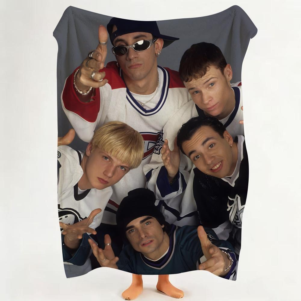 Band B Backstreet B Boys Throw Flannel Throw Blanket Suitable for Sofa Living Room Bedroom
