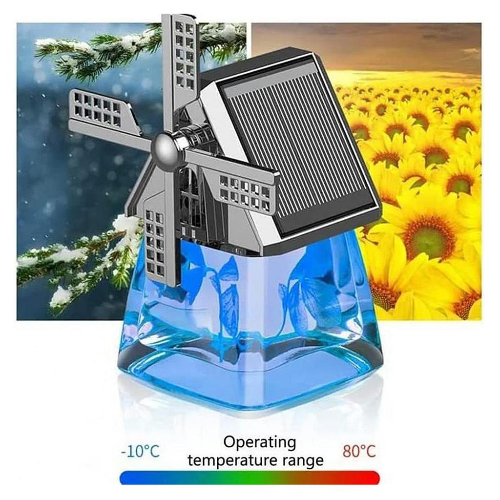 Truck Car Windmill Aromatherapys Diffuser Decor Air Freshener Solar Energy Rotating Essential Oil Diffuser With Rotation