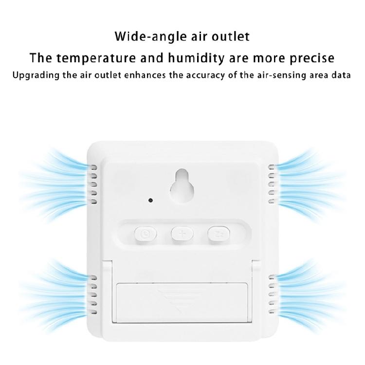 Современные цифровые ЖК-часы с отображением времени, даты, температуры, влажности, на батарейках, с подставкой, настольные/настенные часы