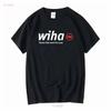 Футболка с логотипом Wiha Tools Размеры S 4XL Американская Забавная США винтажная Стильная Дышащий Топ Для Повседневной Носки с принтом