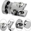 6pcs Not Corrosion Glass Panel Clamps Heavy Duty Supports Panel Mounting Bracket for Office Partitions 5-10mm Thickness