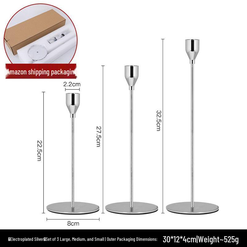 Скандинавская свеча для ароматерапии в стиле легкой роскоши с золотым подсвечником - Идеально для романтических ужинов и элегантного декора стола