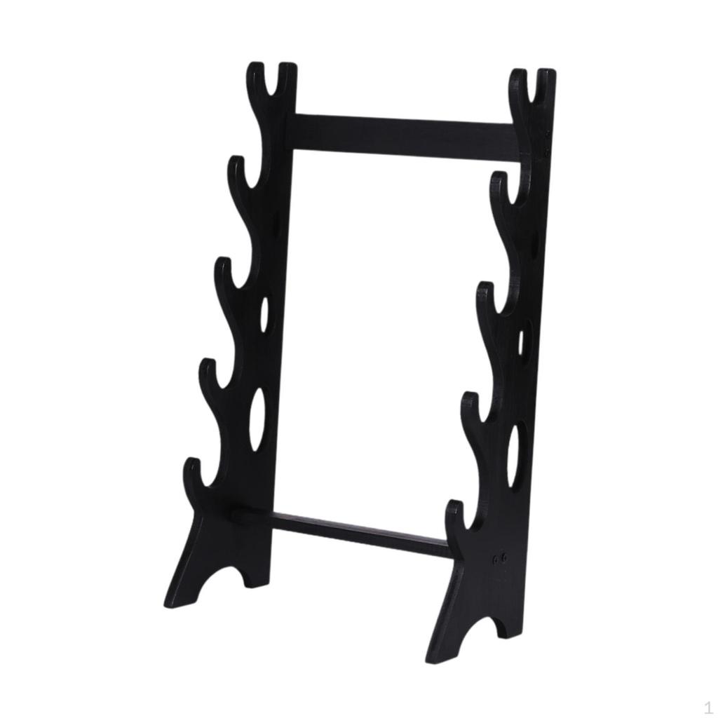 Подставка для демонстрации меча, держатель самурая, 5-слойная устойчивая стойка для хранения, настенная вешалка для