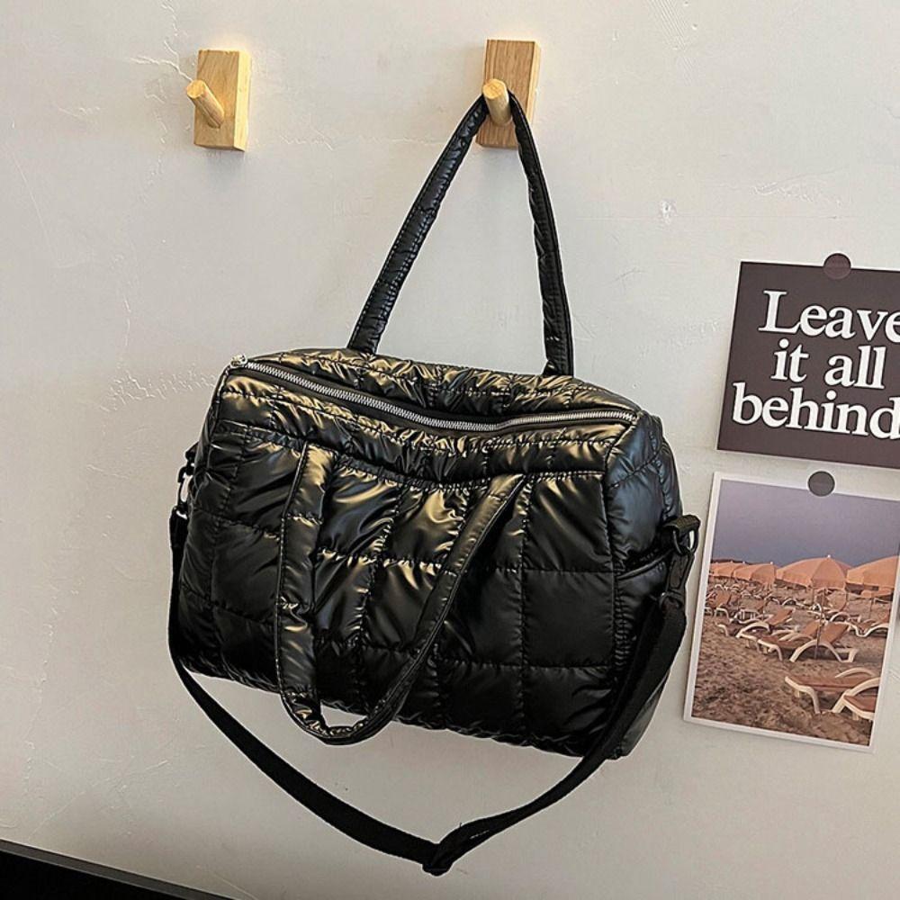 Большая сумка через плечо Cloud Корейский стиль Нейлоновая сумка Ручная сумка Яркое пространство Хлопковая сумка-тоут Женская